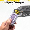 thumbnail image 4 of Key Fob Cover Compatible with Fit for Toyota RAV4 Corolla Camry Keychain Case Holder Protector,Purple-b, 4 of 5