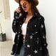 thumbnail image 1 of Pntutb Mujeres Moda Turndown Collar Manga Larga Sin Capucha Casual Outwear Chaquetas Liquidación Pntutb Pntutb-732, 1 of 8