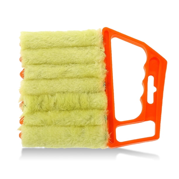 Cepillo ciego Microfibra Lavable Aire Acondicionador Louvered Cortinas Ventana Desagradable Dejas De Handheld Limpieza Herramienta Accesorios Naranja Noticed HA059637-01