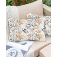 thumbnail image 6 of Orange Gray Coral Throw Pillow Cover 20 x 30 Inch Decorative Pillow Cover Summer Beach Coastal Ocean Fish Lumbar Pillowcase Seasonal Rectangle Cushion Case for Couch Sofa Bed Living Room, 6 of 7