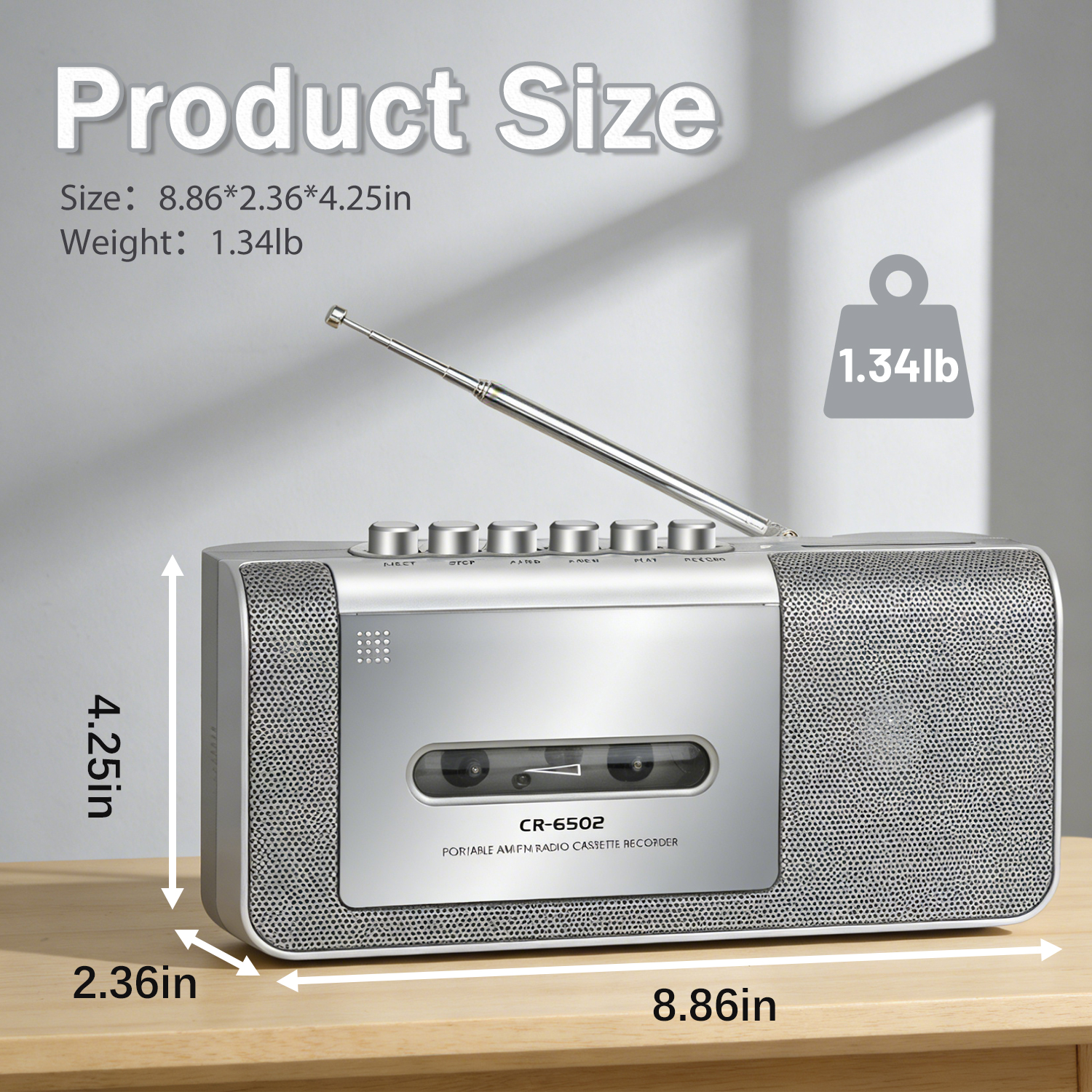Jazmm Portable Cassette Recorder Player photo 3
