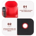 thumbnail image 3 of TEHAUX Cymbal Felts Cymbal Felt Pad Red Collision Prevention for Performance 1Pack, 3 of 7