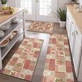 thumbnail image 2 of Pioneer Flower Floral Print Pattern Kitchen Rugs Sets Of 3,Kitchen Runner Rugs Non Skid Washable,Decorative Kitchen Floor Mats for Kitchen,Sink,Laundry,17X30 Inch + 17X47 Inch + 17X59 Inch, 2 of 6