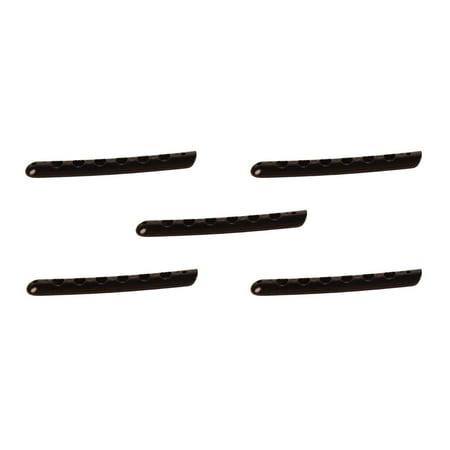 onthegobb For Jeep for Wrangler 2007-2017 Jk 5X Door Grab Handle Tailgate Bar Trim Insert Cover Aluminum Black 5pc ZS00054D A0076A0026