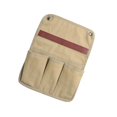 thumbnail image 3 of Baohd Portable Canapé Chaise Repose-Bras Poche 4 Ports Porte-Caddy Sac de Rangement Kaki, 3 of 9
