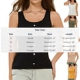 thumbnail image 3 of Shrysg Women’s Summer V Neck Sleeveless Tank Top - Comfortable Breathable Polyester Casual Wear - Perfect for Daily Activities, 3 of 7