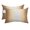 Khaki Brown, variant on Chaise Lounge Headrest Pillow 1 Pack, Black Waterproof Chair Pillows with Insert & Adjustable Elastic Strap for Beach Recliner, Vintage Ombre Solid Color Minimalist Farmhouse Outdoor Patio Pillow