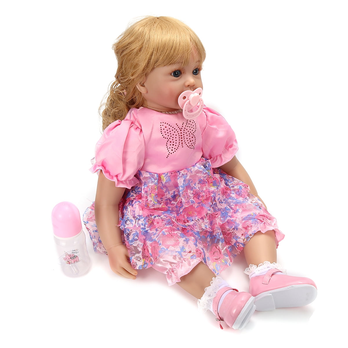 Details about   24in Real Big Size Reborn Toddler Dolls Realistic Child Dolls Vinyl Girl Kids 