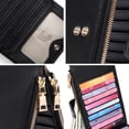thumbnail image 3 of Ladies multi-function card bag, RFID anti-theft brush, two-way folding, 3 of 5