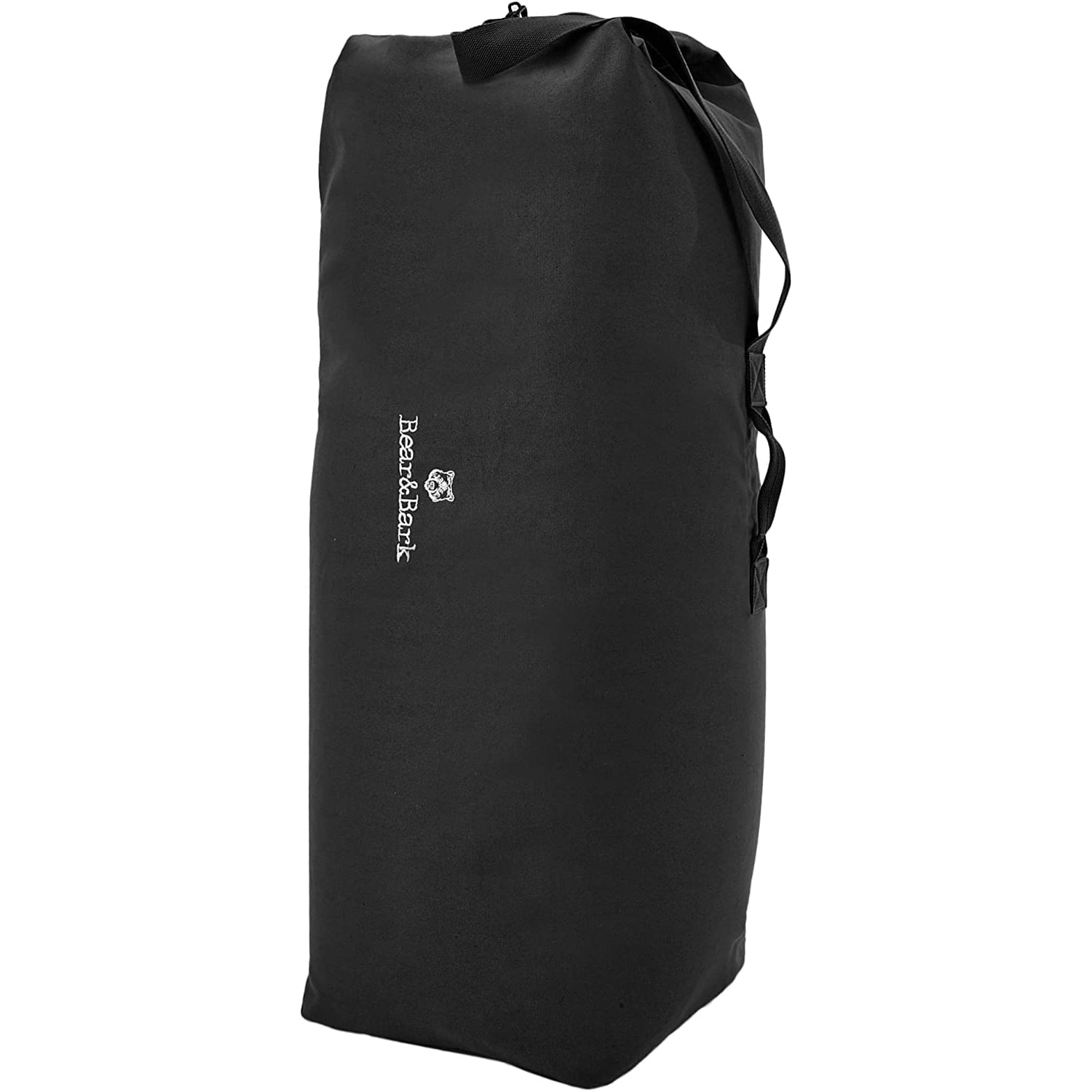 Bear&Bark Top Loader Extra Large Lockable Travel Duffle Bag, 56&quot; x 32&quot;, Black - 0 ...