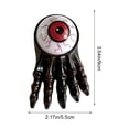 thumbnail image 4 of Tryvkinvive Halloween Eyeball Skeleton Hand Light,Glowing Horror Hand Figurine for Halloween Decorations,Scary Tabletop Ornament for Indoor Party Haunted House Decor, 4 of 9