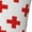 3 Black, variant on Red Cross Print Long Socks,Novelty Design Socks Gift for Men and Women,Crew Socks,Calf Socks