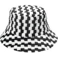 thumbnail image 4 of CoCopeaunts Bucket Hat for Men Casual Trend Mixed Color Plaid Fishing Cap Plush Basin Cap Women Autumn Winter Warm Cold Proof, 4 of 8