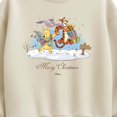 thumbnail image 2 of Winnie the Pooh - Merry Christmas Tigger and Pooh - Women's Oversized Fleece Crew Sweatshirt, 2 of 4