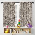 thumbnail image 5 of Blackout Kids Curtains,Black and Tan Leopard Print Childrens Insulated Curtains Set Of 2,Bedroom Essentials,Toddler Room Decor 42"x54", 5 of 5