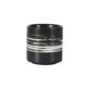 thumbnail image 1 of Taza de cerámica for sushi comercial, estilo retro, con rayas blancas y negras, 1 of 6