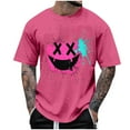 thumbnail image 2 of Donemore Men's Summer Round Neck Short Sleeve T-Shirt with Trendy Printed Design, Lightweight Breathable Casual Top for Daily Wear, Versatile Stylish Men's Clothing, 2 of 4