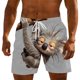 thumbnail image 2 of Pantalones de Cintura Elásticos con Cordón para la Natación de Verano de Ocio en la Playa, Desgaste Casual Y Cómodo, 2 of 3