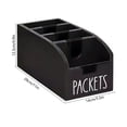 thumbnail image 3 of Wooden Seasoning Storage Box 5.5In Solid Wood Kitchen Organizer For Seasoning Packets Tableware Coffee Pods Sorting Natural Wood Texture Sturdy Construction Kitchen Pantry Countertop Storage Rack, 3 of 6