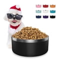 thumbnail image 1 of Cuencos para perros LIHONG de acero inoxidable para perros pequeños y medianos, 40 oz, 1 of 9