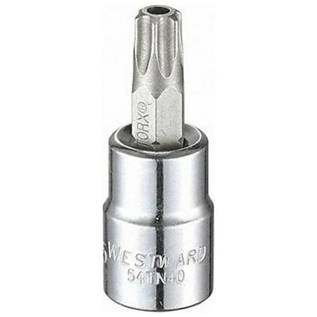 

Westward Socket Bit Steel 3/8 in TpSz T45 54TN40
