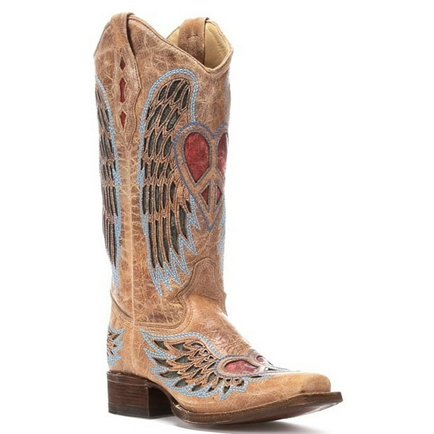 Corral Boots - Corral Women Wing And Heart Boots - Walmart.com ...