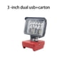 thumbnail image 2 of Inteprter Luces de trabajo Modos portátiles Lámpara Proyecto de automóvil Accesorio de iluminación Linternas eléctrica Exterior Potente Iluminación y accesorios Tipo 1 Inteprter HA074241-01, 2 of 6