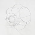 thumbnail image 3 of KAYYELAMP 1 Pcs White Hollow Cage Metal Lampshade Modern Design For DIY Wall Sconce Hanging Lamp Pendant Light Fixture(Light fixture not included), 3 of 7