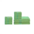 thumbnail image 2 of Bamboo Towels and Face Towels,  30" x 54", 16" x 30", Spring Green by Blue Nile Mills, 2 of 7