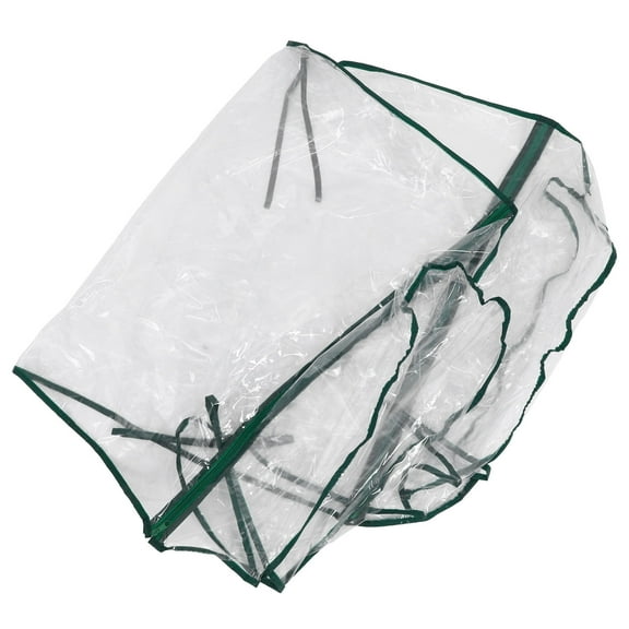 FUEENIRVA Clear PVC Replacement Cover for Small Outdoor Greenhouse with Mesh Design for Plant Health