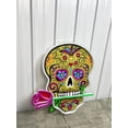 thumbnail image 4 of Glowneon Sugar Skull Neon Print Sign, Mexican Sugar Skull Led Light, 4 of 4
