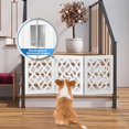 thumbnail image 4 of Puerta para perros YORWHIN plegable y retráctil, ligera, blanca de 16", 4 of 6