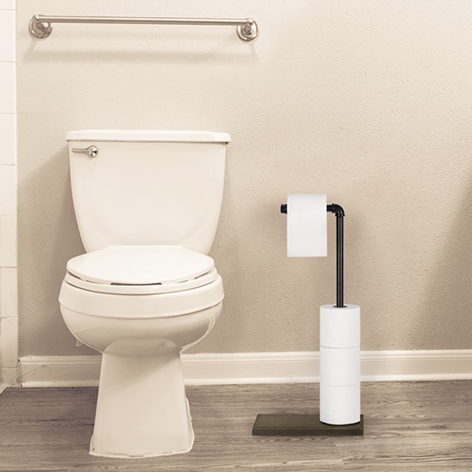 L-HOP PMMA wall lamp / toilet roll holder By Dark