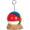 Colorful Beach Ball Card Photo Balloon Holder Decoration