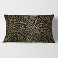 thumbnail image 2 of Designart Leopard Fur Safari V' Mid-Century Modern Throw Pillow - 12x20, 2 of 2
