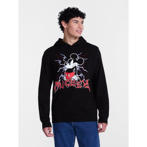 Mickey Mouse Men's and Big Men's Hoodie Sweatshirt, Sizes XS-5XL