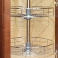 Dowell 4001 360D Full Circle 2Shelf Lazy Susan Wall Corner Kitchen