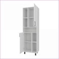 thumbnail image 5 of Kitchen Pantry with Open Storage & 2 Doors | White Contemporary | Particle Board, 5 of 8