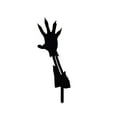 thumbnail image 2 of Acrylic Skeleton Hand Stake - 8.26" Creepy Graveyard Decor for Outdoor Halloween, Spooky Yard Decoration with Metal Spike for Windproof Installation, 2 of 6