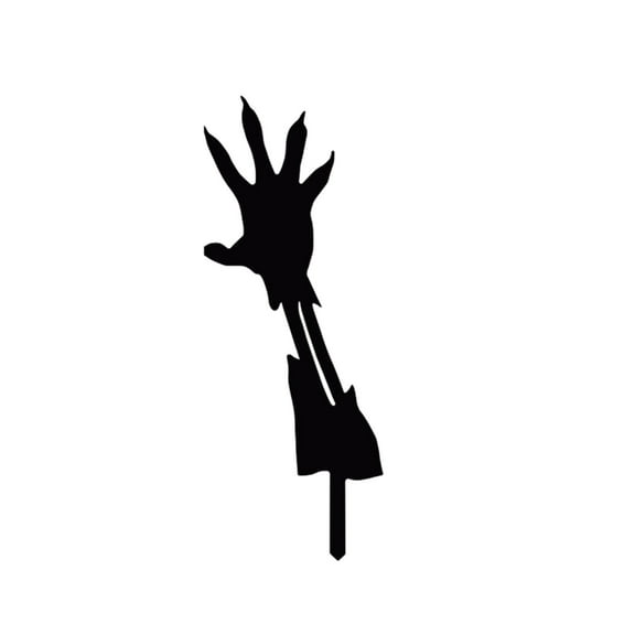 Bfogop Halloween Zombie Graveyard Cemetary Hands Halloween Yard Sign Home Outdoor Lawn Decoration With Stakes Scary Spooky Decor Black Silhouette for Outdoor Lawn Garden Decor