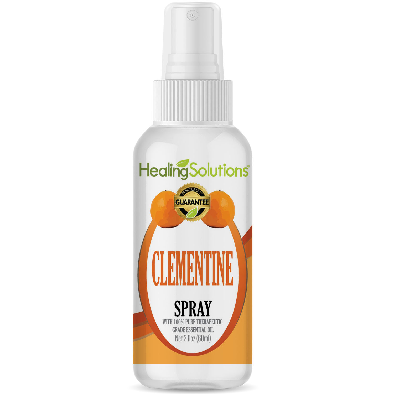 Clementine Spray Water Infused with Clementine Essential Oil 2oz