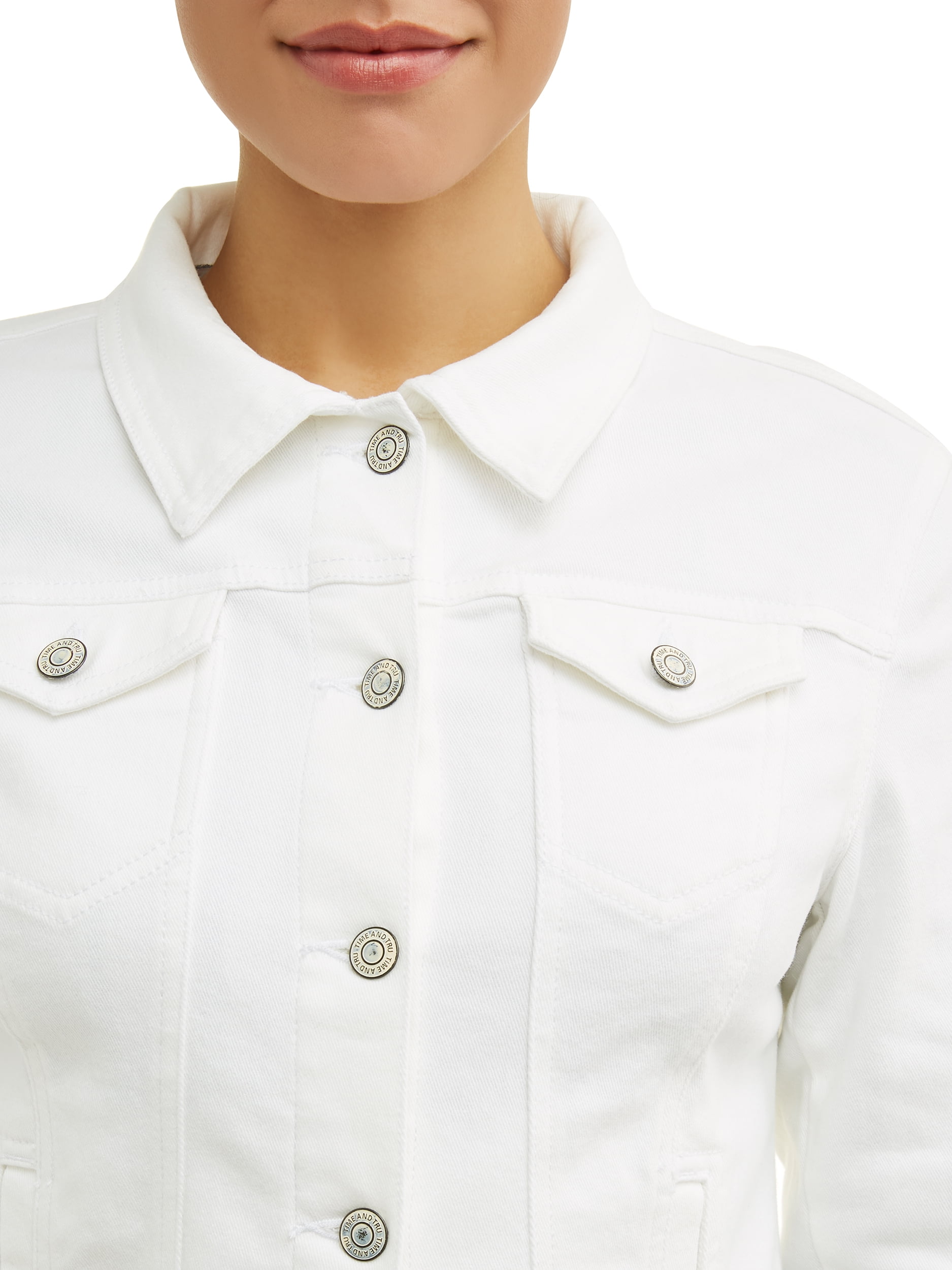 white jean jacket walmart