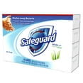 Safeguard Deodorant Bar Soap, White with Aloe 3.2 oz, 8 count