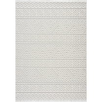 United Weavers Chelsea Kane White Area Rug 5'3" x 7'2"