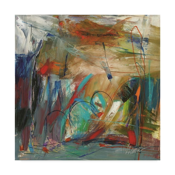 Trademark Fine Art 'Colorful Cosmos' Canvas Art by Shana Dominguez