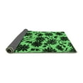 thumbnail image 2 of Ahgly Company Indoor Rectangle Oriental Emerald Green Industrial Area Rugs, 2' x 5', 2 of 4