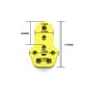 thumbnail image 3 of 1 buje de suspensión de tubo, pieza de modificación de 7 orificios, amortiguador de goma de 11mm de diámetro interior amarillo Zulema Buje colgante de escape, 3 of 8