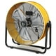 thumbnail image 1 of Ventilador de tambor Simple Deluxe de 50 cm, metal pesado, industrial, amarillo, 1 of 7