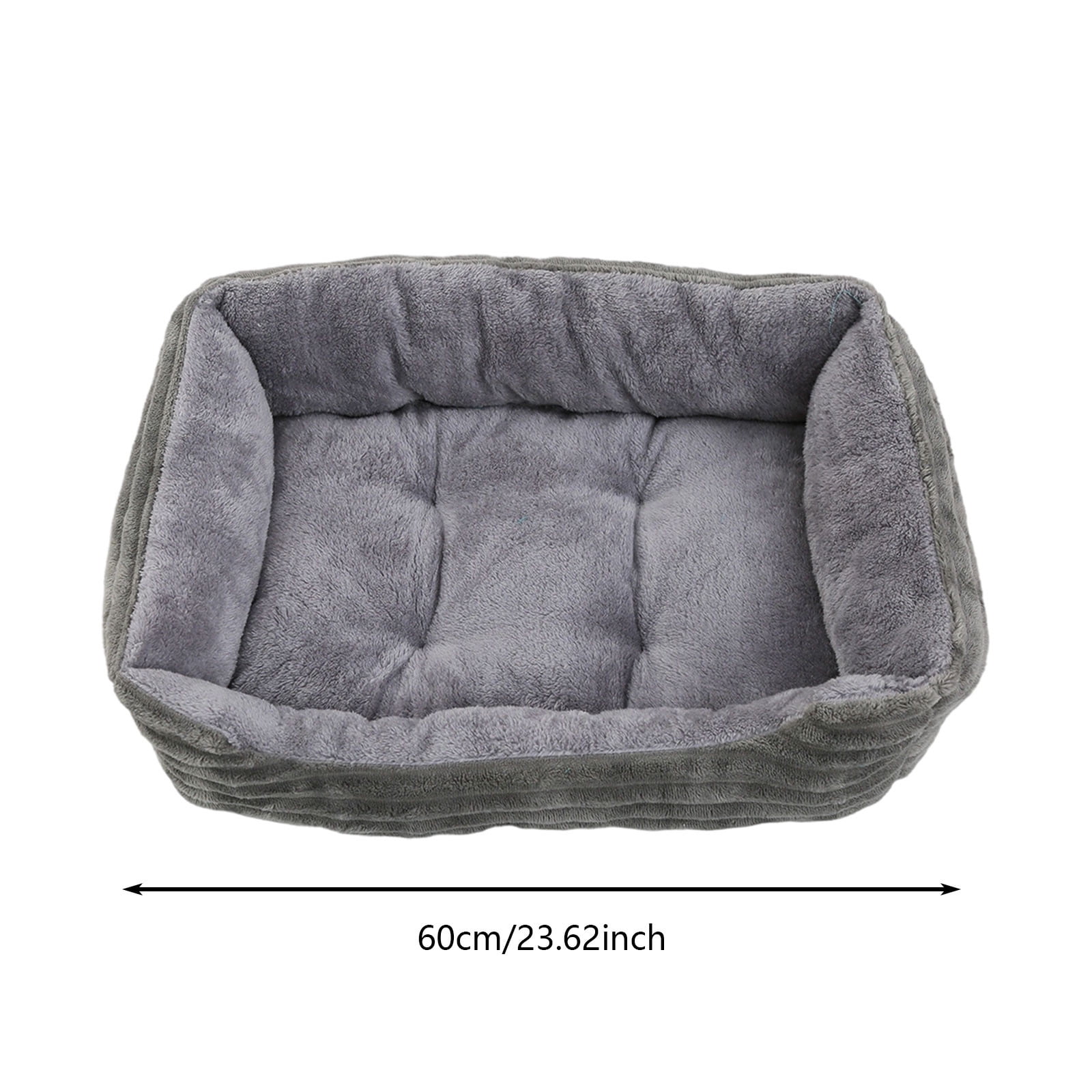 Orthopedic Pet Sofa Bed for Dogs and Cats with Anti Bottom Calming Plush Washable Dog Bed Mat Cushion for Medium Small Pets Up to 38 lbs Indoor House Kennel Sleeping Pad