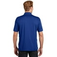 thumbnail image 2 of Sport-Tek Contrast Stitch Micropique Polo (ST659) True Royal, S, 2 of 6